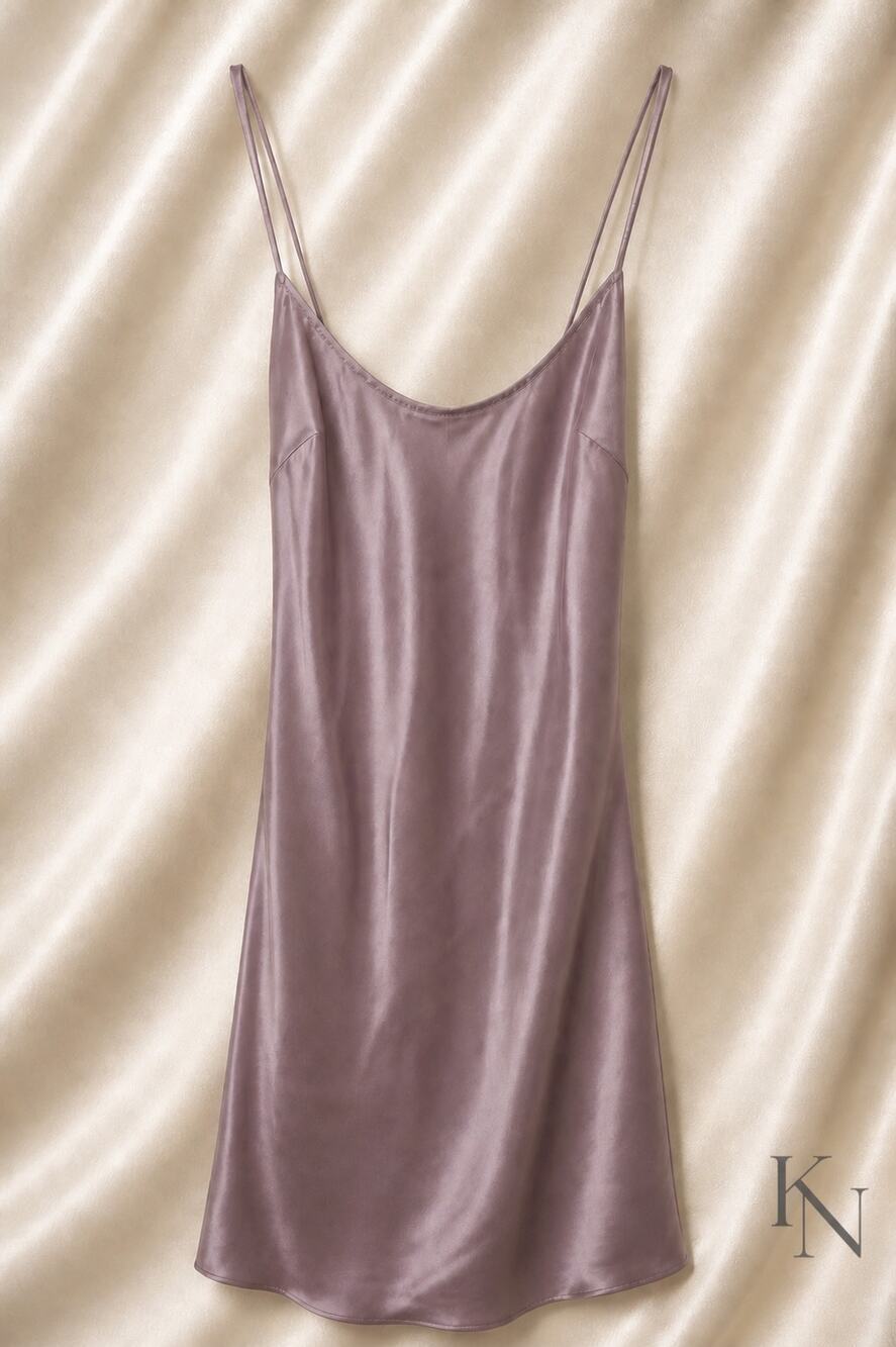 Victoria’s Secret Silk Slip Dress – Size L (Button Back)